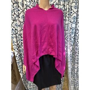 Pink 100% Cashmere Women’s Cape Shawl One Size